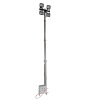 4x1000 halogen lamps mounted vertical pneumatic telescopic mast light tower