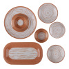 8.5 Inch Terracotta Style Melamine Appetizer Plate