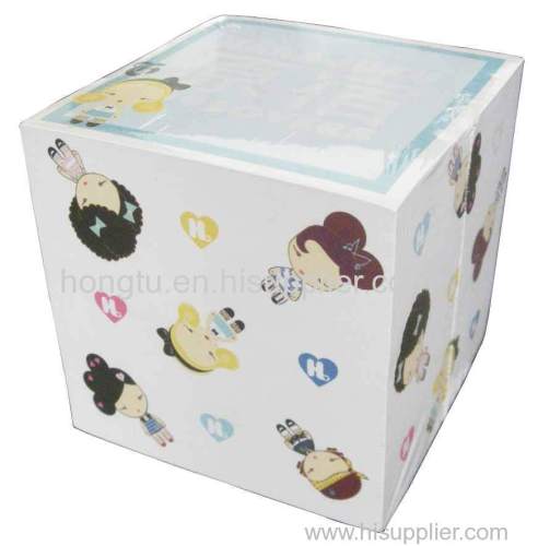 Customized note cube memo pad