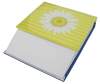 hardcover notebook slant note pad