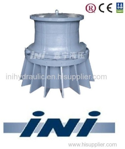 INI vertical hydraulic capstan deck capstan