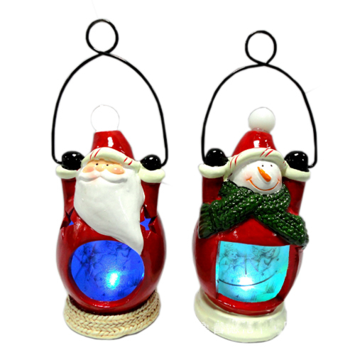 Resin Santa Nite Lite Xmas LED Decoration Christmas Santa Claus Night Light