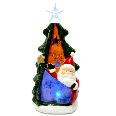 Resin Christmas Tree Nite Lite Xmas LED Decoration