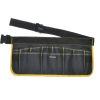 black and yellow tool apron