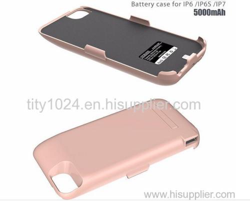 power charger case for iPhone external charger cover case portable battery case for iPhone 6/6S/7