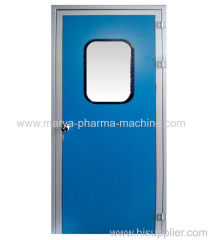 Melamine resin purification door