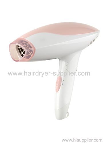 travel hair dryer with foldable handle & cool shot function