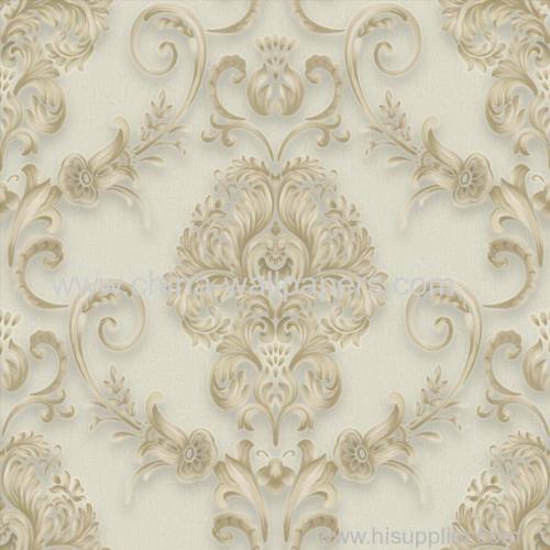 pvc wallpapers with DAMASK