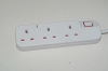 Universal UK Type BS Standard 3 Gang Power Strip With Surge Protection
