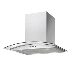 Inox Aisi 430 & tempered glass Range Hood