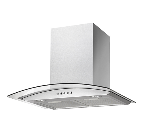 Inox Aisi 430 & tempered glass Range Hood