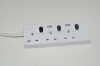 3 Way UK Socket with individual switch and 2 USB port