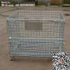 move easily metal folding wire container storage turnover cage