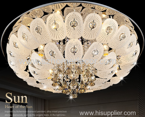 Hot selling oval shape bulb pandent light chandelier for living room or hotel decoration