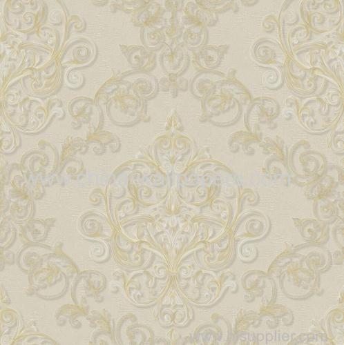 pvc wallpapers with DAMASK