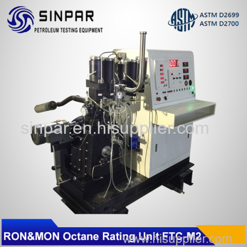 Octane rating test equipment ASTM D2700 D2699 RON MON