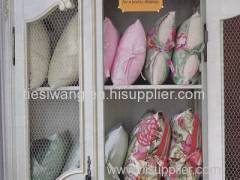 Chicken Wire Mesh Used in Cabinets French Armoire