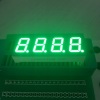 4 digit 0.4&quot; common anode pure green 7 segment led display for instrument panel