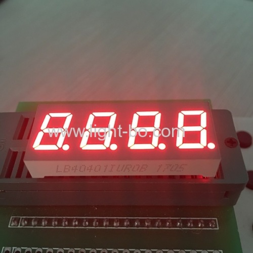 4 Digit 0.4  Common Cathode Amber 7 Segment LED Numeric Displays for instrument panel
