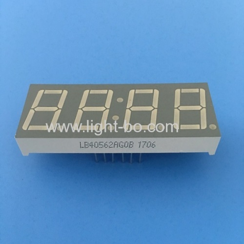 Pure Green 0.56  4 digit 7 segment led clock display common anode for digital timer