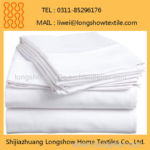 100% Polyester Bed Sheet Hotel Hospitality Guest Rooms Beddings Microfiber Sets