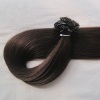 Tangle free 100% human hair pre bonded flat tip hair extension