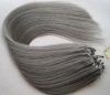 Fast shipping 100% human hair italian keratin micro ring hair extensions
