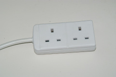 USB Power Strip 2 AC Power Sockets