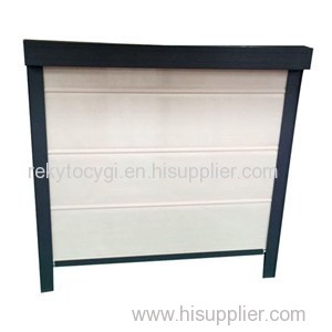 Sliding manual operation wind proof window rolling blinds