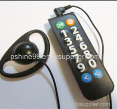 single ear hook earphone for meeting monitor meeting translation or tour guide earphone