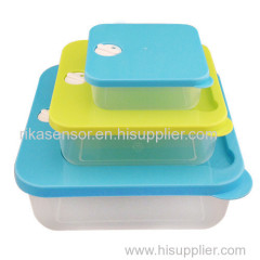 Plastic Microwave Food Container with Steam Vent