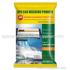 OPS Concentrated Car Wash Powder Wipe Free Car Wash Detergent Car wash shampoo liquid washing car body with Wax & Polish