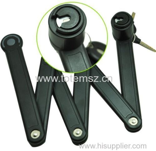 Bike Folding Link Plate Lock With Keys