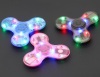 Crystal Rainbow Hand Fidget Tri Spinner With Bluetooth Speaker And LED Flashing Patterns Stress Reliever Focus Gift Toys