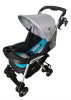 Multi-position reclining baby stroller