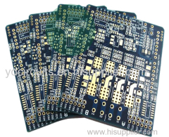 double side 2 layer circuit board pcb manufacture with blue solder mask factory price