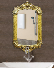 Hot sale Eropean Style PVC framed Wall mirror bathroom mirror