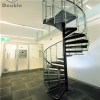 Professional Stainless Steel Staircase Design With Glass Railing