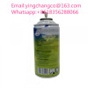 Aerosol empty tin can for air freshener or air duster with valve and cap