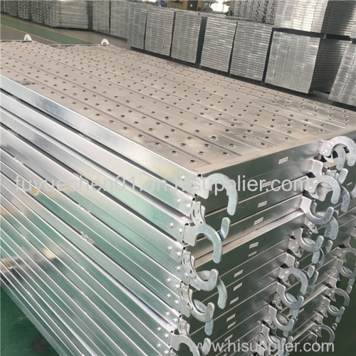 galvanzied steel scaffolding plank with hook
