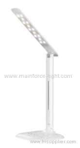 DC5V foldable LED table lamp with 3-C temperature and touch dimmer