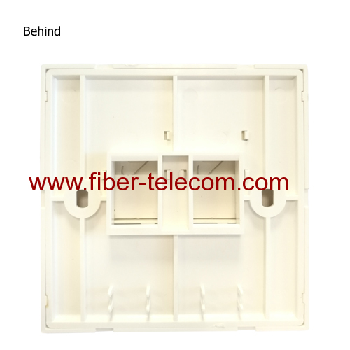 2ports UK type Flat Faceplate