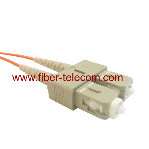SC to SC Multimode Duplex Fibre Optical Patch Cable 1M