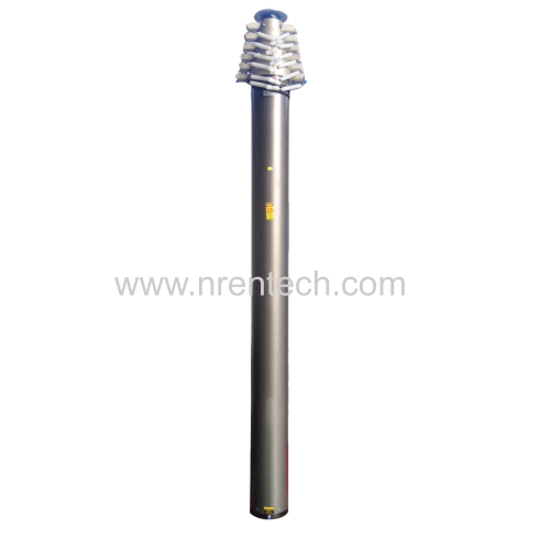 18m pneumatic telescopic mast antenna mast telescoping mast vertical mount pneumatic mast