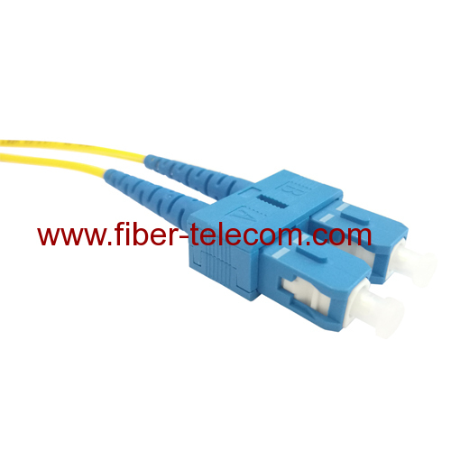 SC to SC Single Mode Duplex Fiber Optical Patch Lead 3M