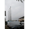 9m CCTV pneumatic telescopic mast for mobile security vehicles