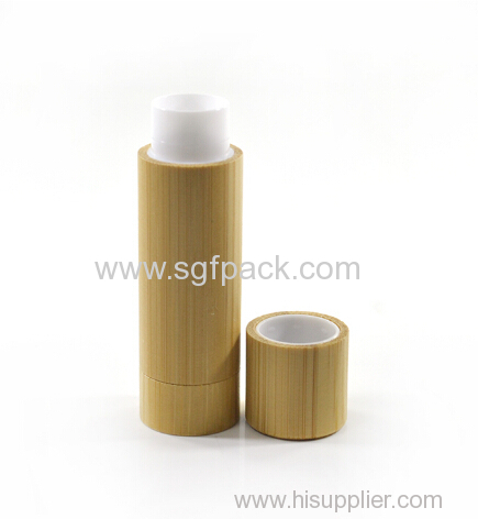 empty bamboo lip balm tube lip balm oil container