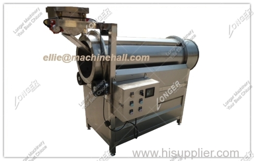 Single-Drum Fried Food Seasoning Machine|Snacks Seasoning Machine