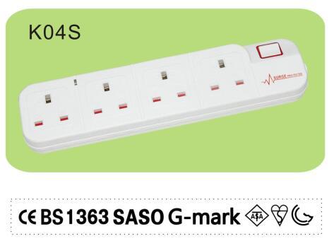 Extension lead with usb sockets