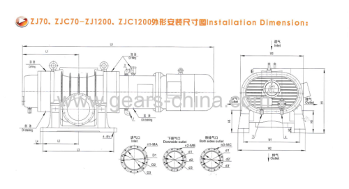 roots pump same perfomance of KINNEY ROOTS PUMP KMBD540/2000